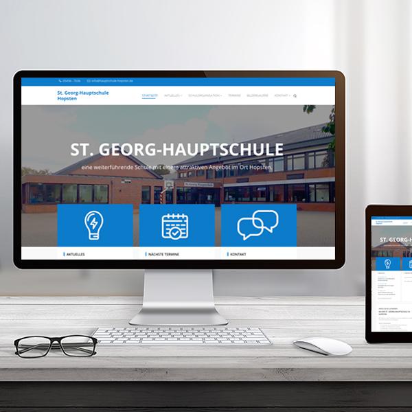 Webseite Hauptschule