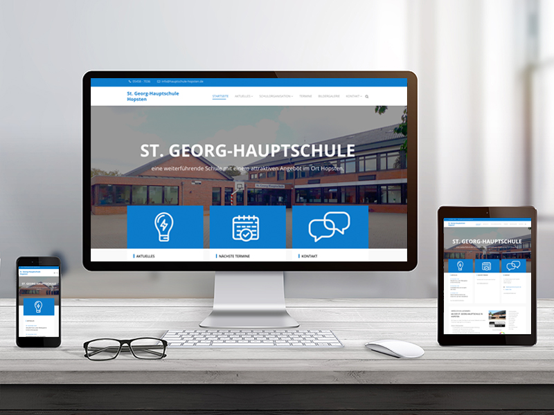 Webseite Hauptschule